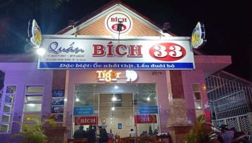 Quán Bích 33 – Thưởng thức ốc nhồi thịt và bò nhúng dấm chuẩn vị tại Đà Lạt