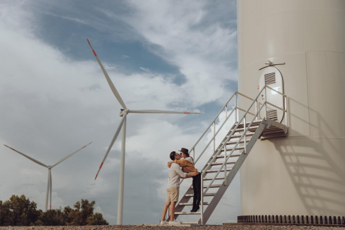 Cánh đồng quạt gió Ea H'leo- cánh đồng điện gió lớn nhất Việt Nam