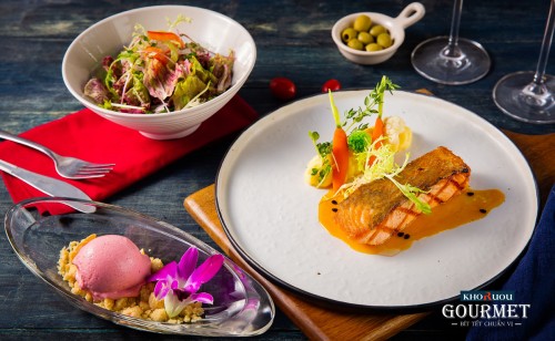 Khoruou Gourmet – Nhà hàng chuẩn Âu sở hữu kho Vang ấn tượng