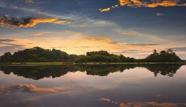 Một chiều hoàng hôn trên Bàu Sấu