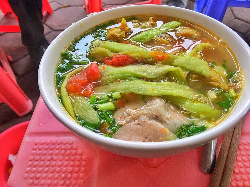 Bún dọc mùng Hà Nội