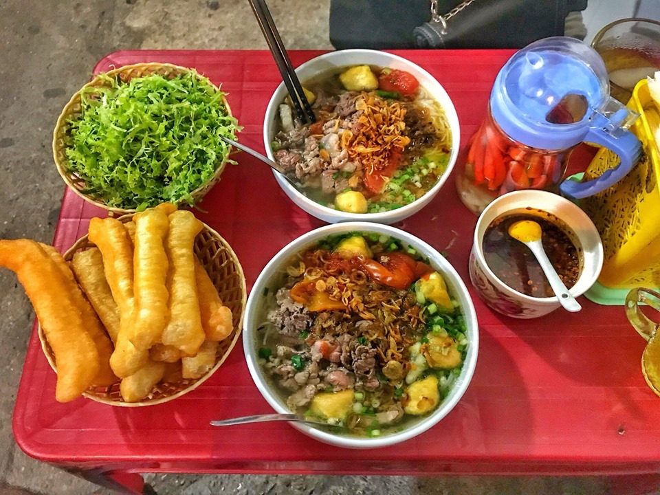 Bún riêu ngon Hà Nội