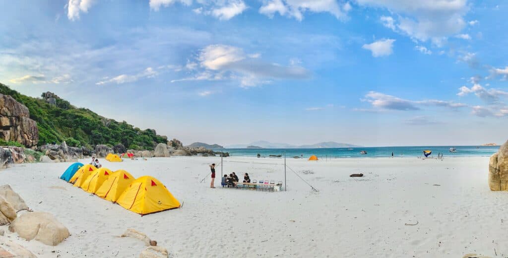 Camping bãi biển