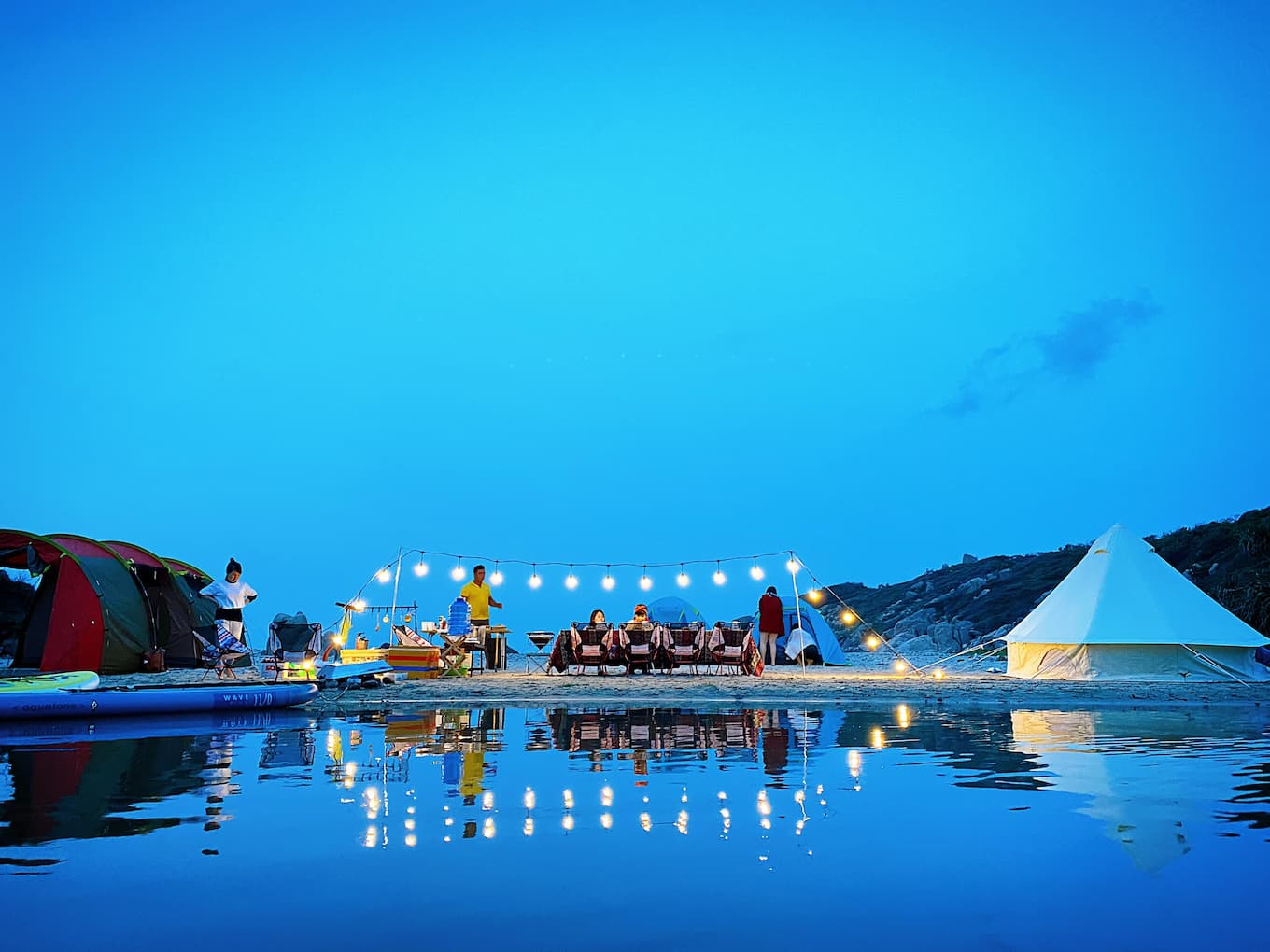 camping bãi nước ngọt