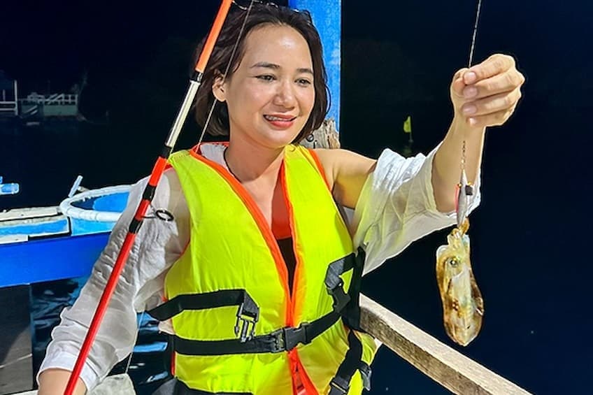 Tour câu mực đêm