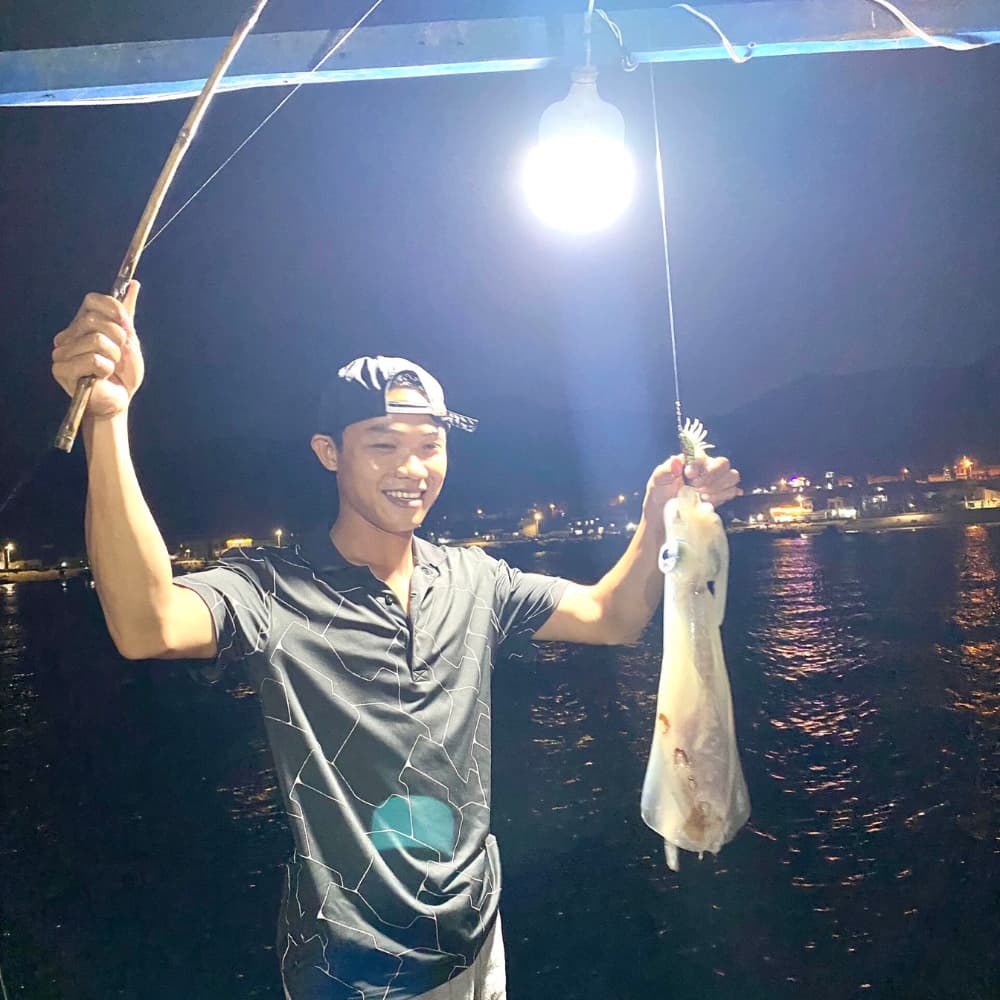 Tour câu mực đêm 