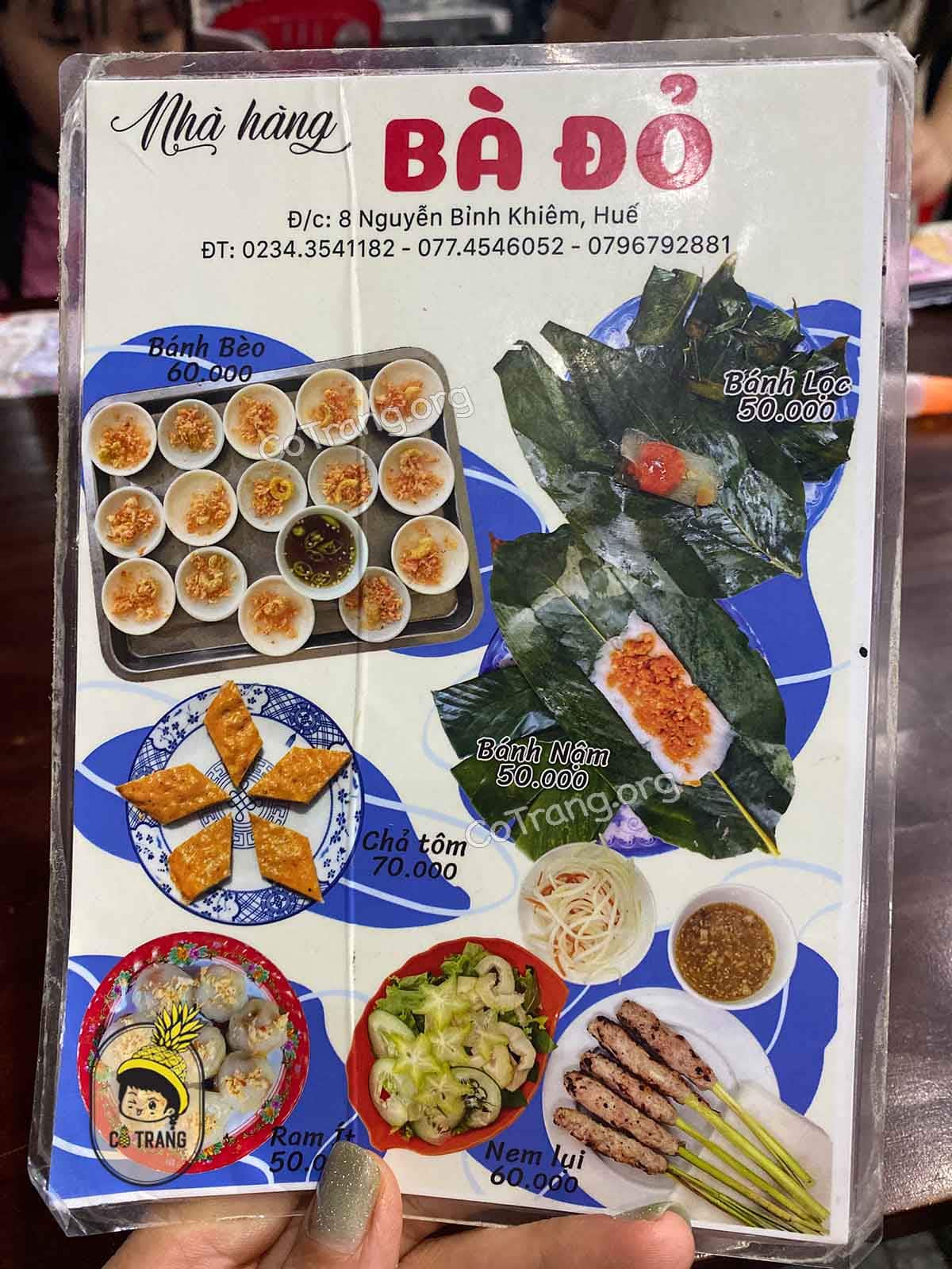 Bánh bèo – Nậm – Lọc Bà Đỏ: Tinh hoa ẩm thực Huế giữa lòng phố cổ