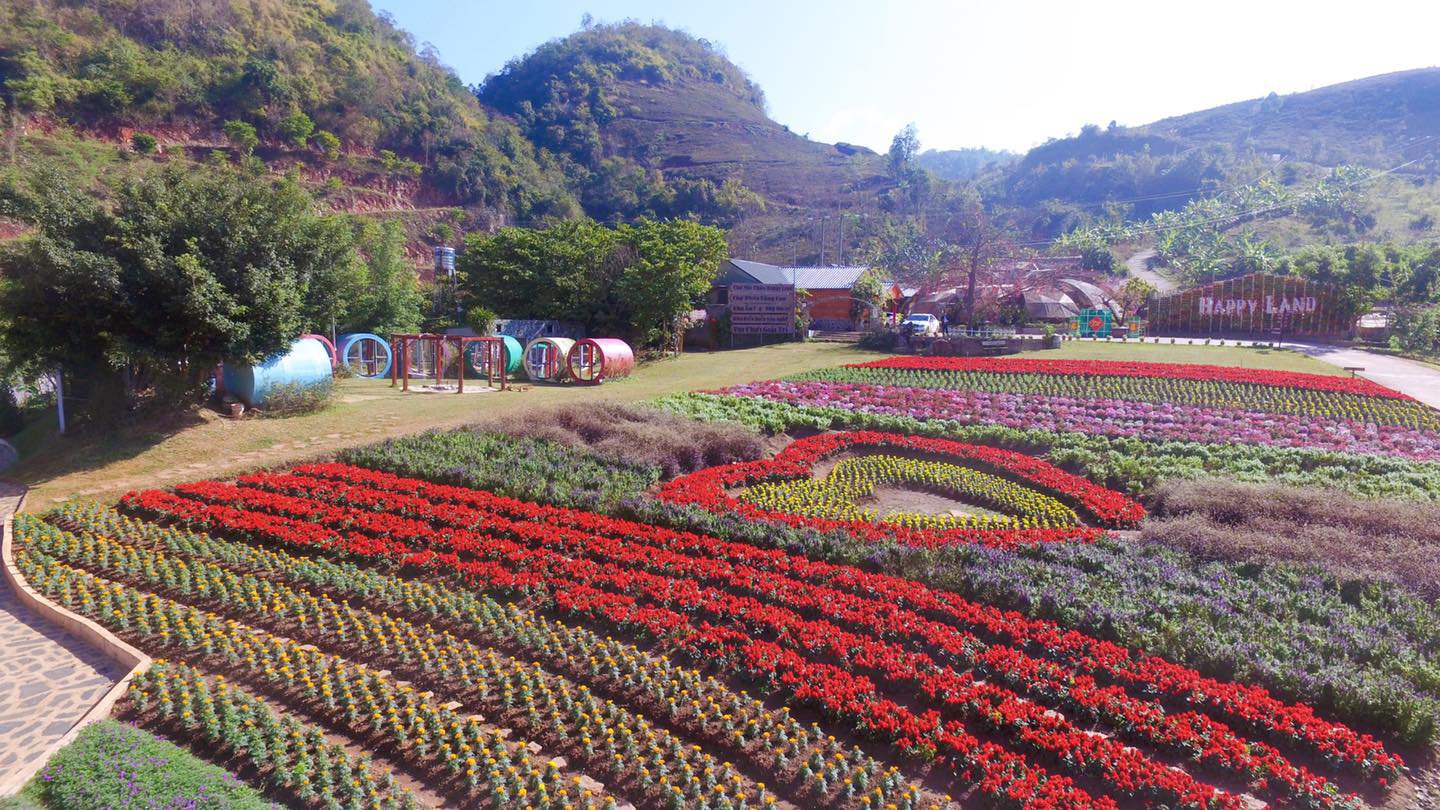 Vườn Hoa Nhiệt Đới Mộc Châu - Thiên đường ngập tràn hoa cỏ