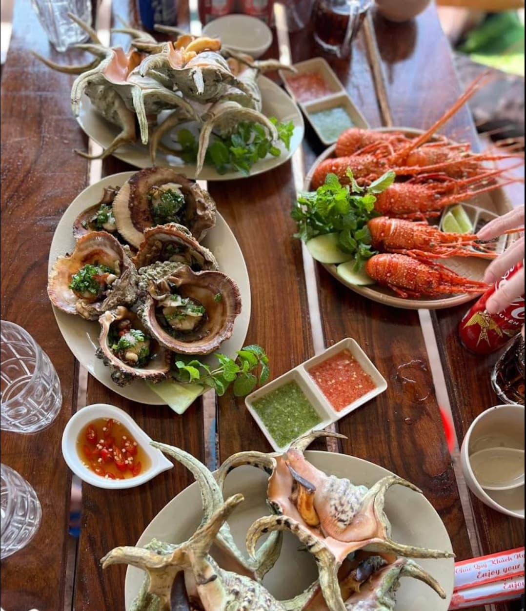 Bè hải sản Phú Quý Trips