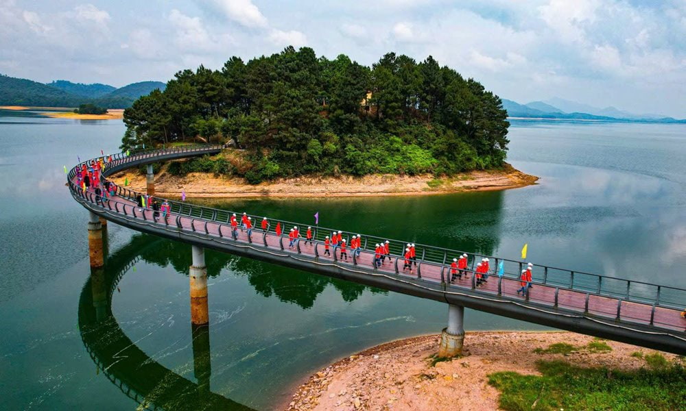 Hồ Kẻ Gỗ – Vẻ đẹp yên bình giữa đại ngàn Hà Tĩnh