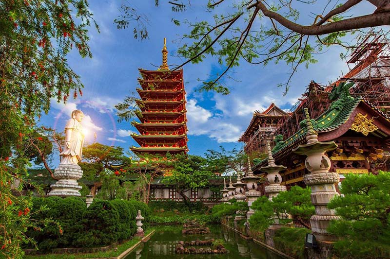 Chùa Minh Thành - Ngôi chùa mang phong cách Nhật Bản giữa phố núi Gia Lai