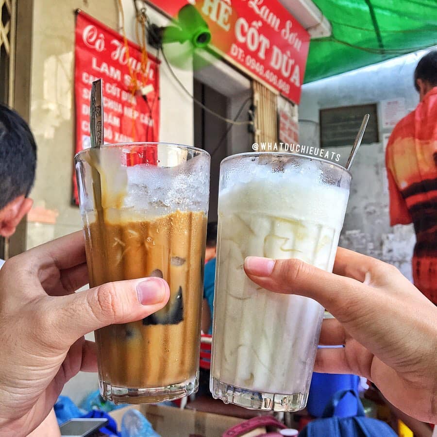 Cà phê cốt dừa cô Hạnh - Quán cà phê bình dân “đỉnh của chóp”