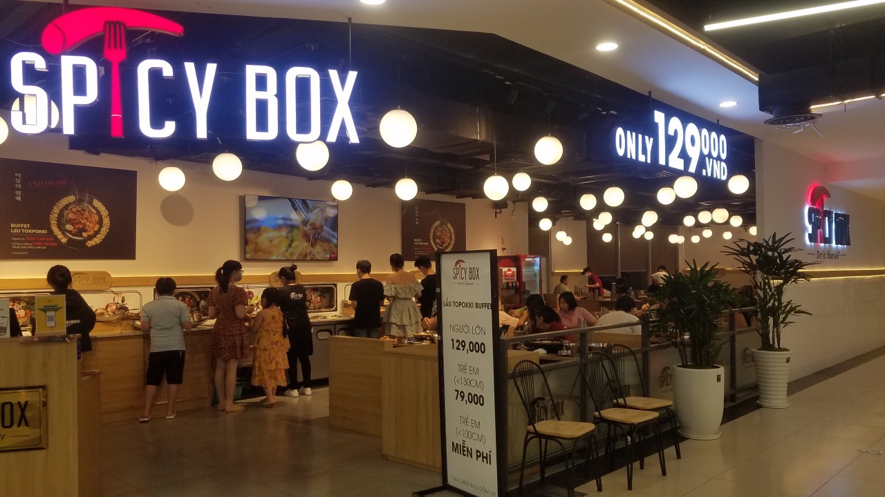 Spicy Box - Trải nghiệm lẩu buffet tokbokki Hàn Quốc ngon quên lối về