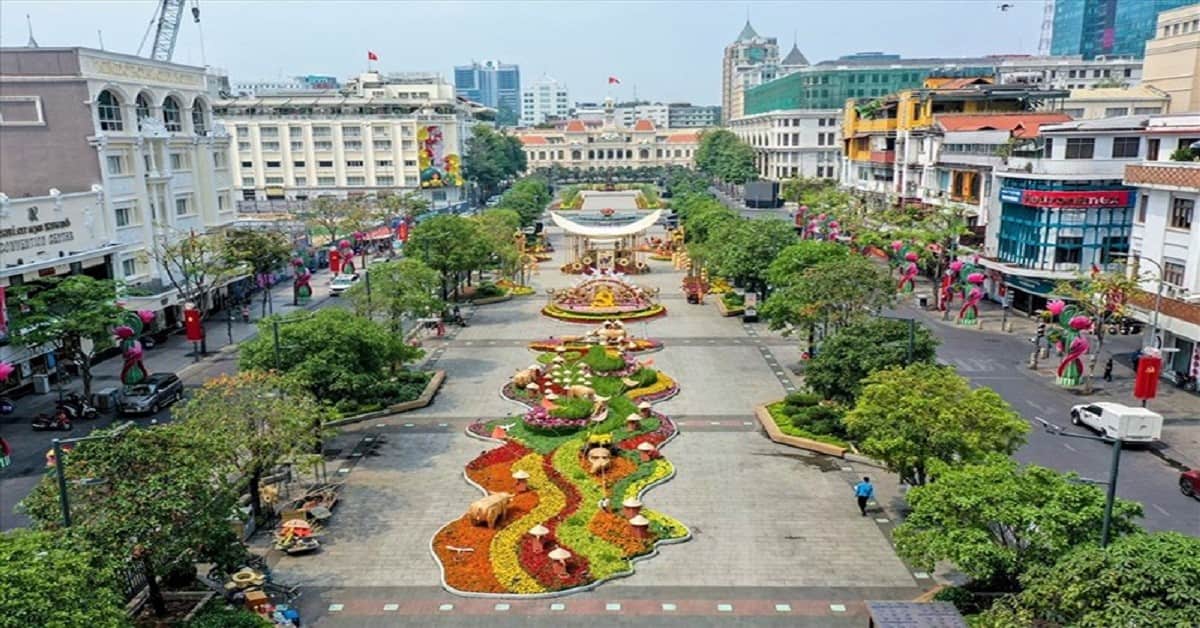 Phố đi bộ Nguyễn Huệ – Trải nghiệm không gian văn hóa và giải trí sôi động bậc nhất Sài Gòn