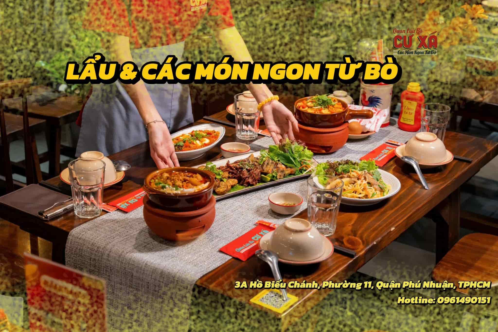 Lẩu Bò Cư Xá – Hương Vị Bò Truyền Thống Trong Không Gian Bình Dân Giữa Lòng Phú Nhuận