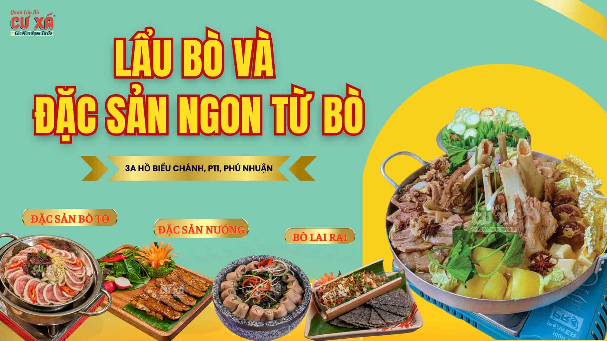 Lẩu Bò Cư Xá – Hương Vị Bò Truyền Thống Trong Không Gian Bình Dân Giữa Lòng Phú Nhuận
