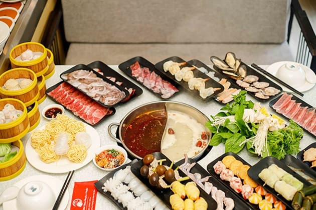 Xie Xìe – Nhà hàng lẩu băng chuyền & buffet dimsum mang đậm tinh hoa Trung Hoa