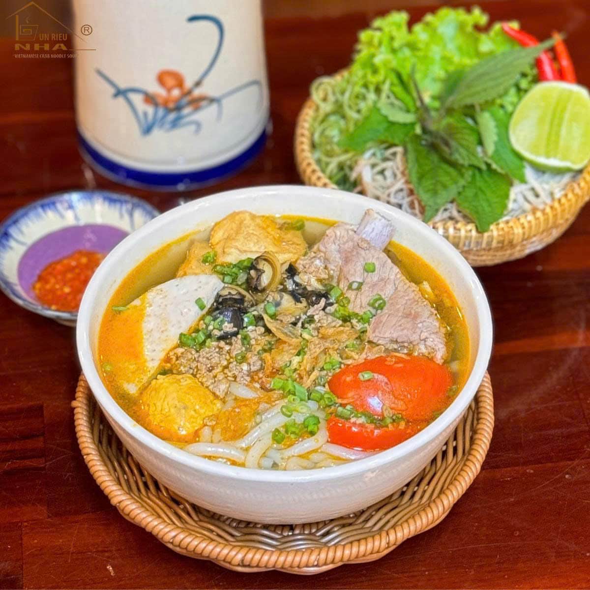 Bún Riêu Nhà – Hương vị truyền thống trong không gian hiện đại giữa lòng Quận 3
