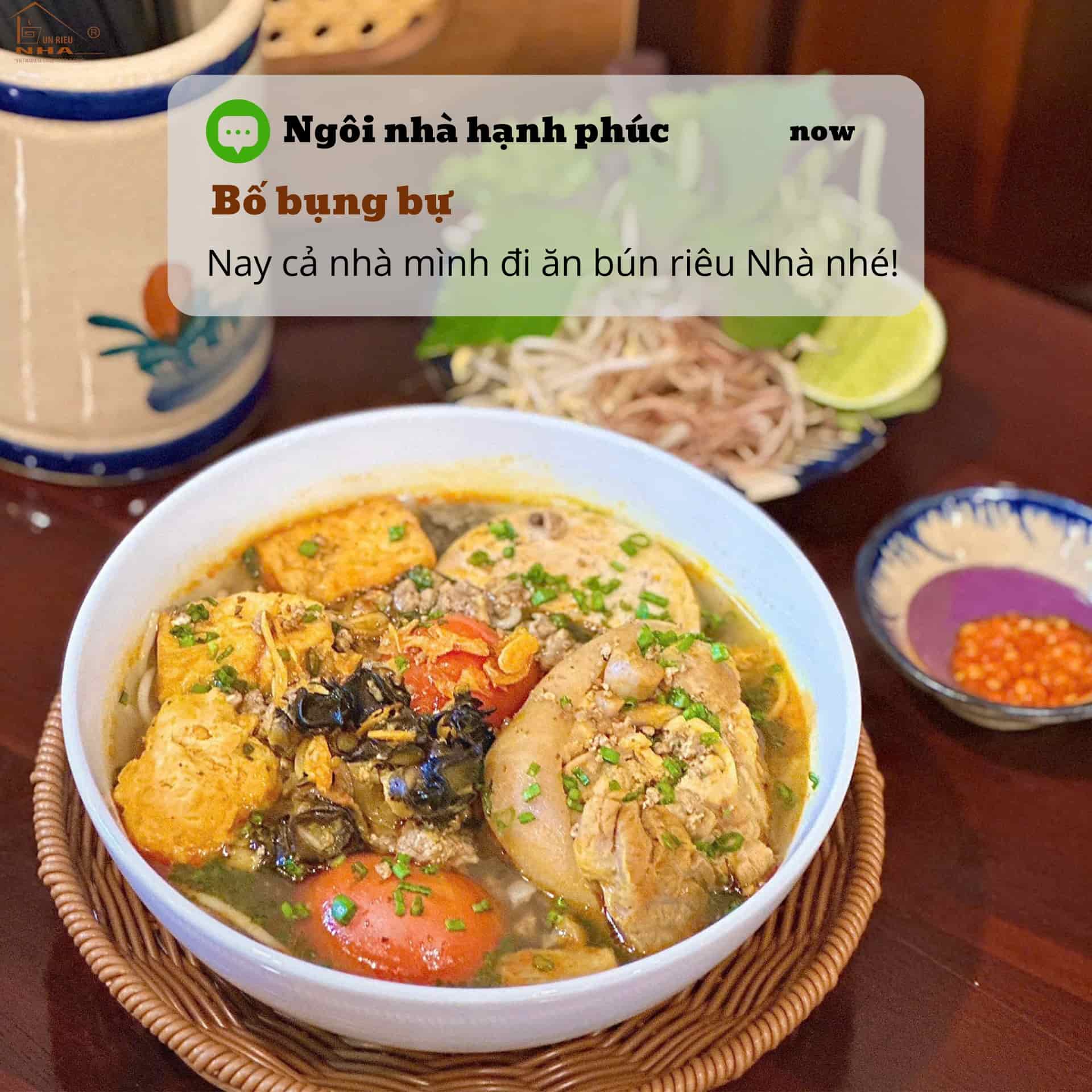 Bún Riêu Nhà – Hương vị truyền thống trong không gian hiện đại giữa lòng Quận 3