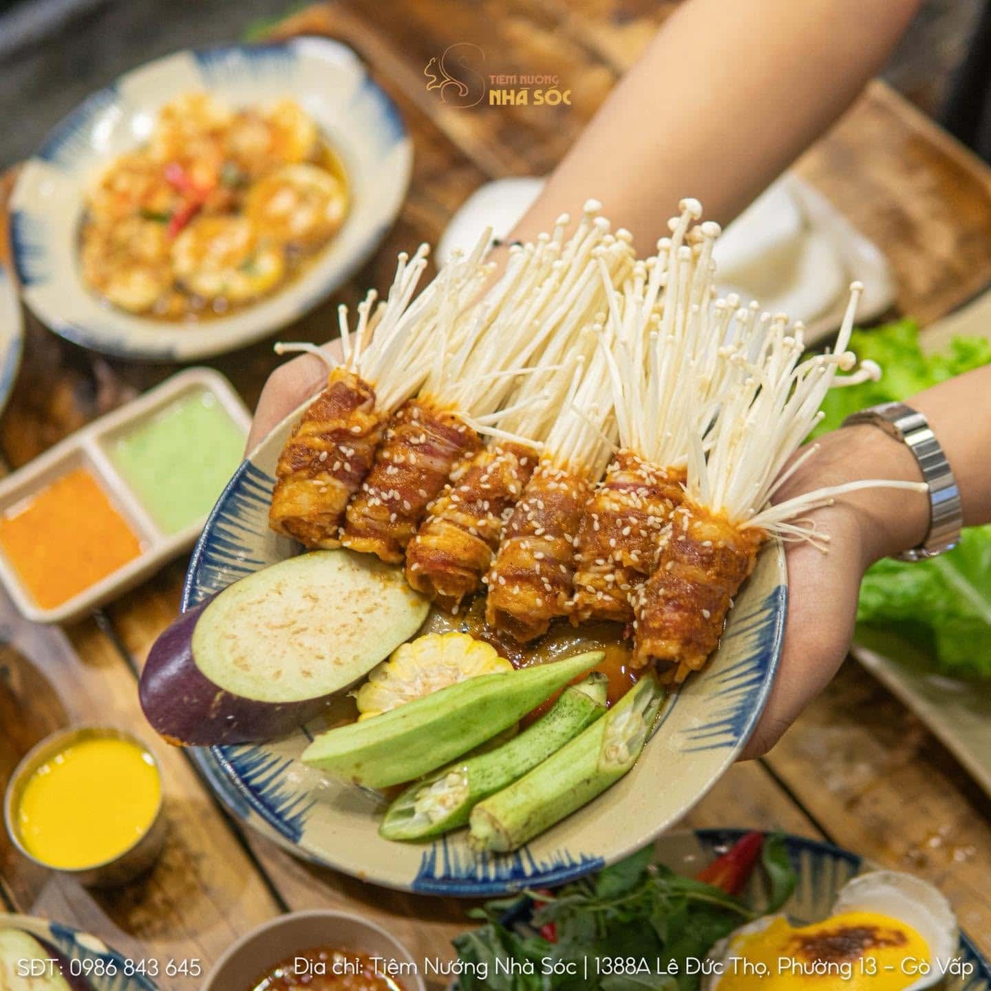 Tiệm Nướng Nhà Sóc – Quán nướng "vibe rừng" độc đáo giữa lòng Gò Vấp