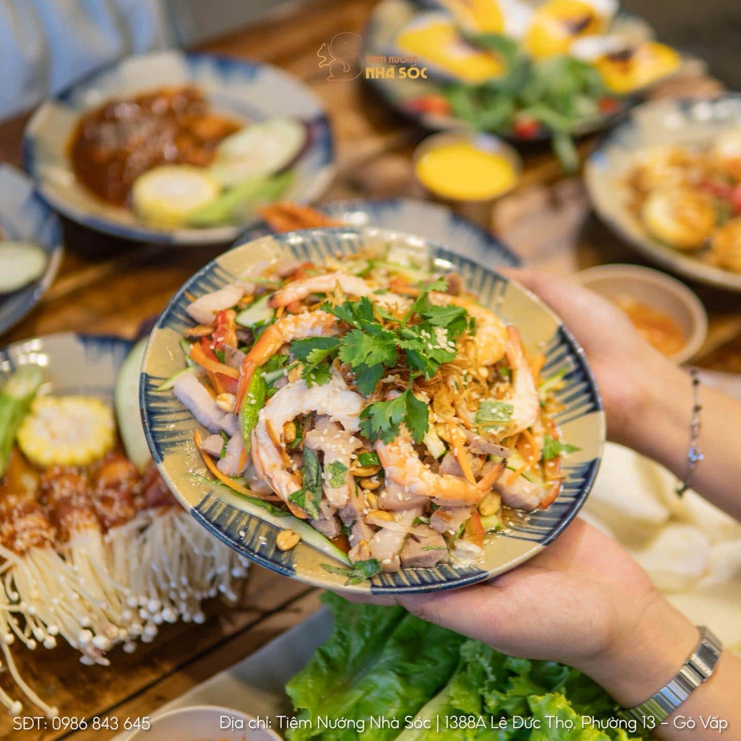 Tiệm Nướng Nhà Sóc – Quán nướng "vibe rừng" độc đáo giữa lòng Gò Vấp