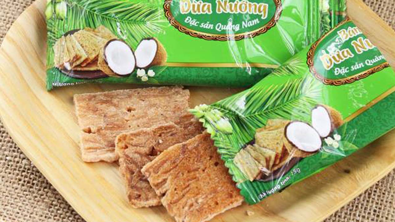Bánh Dừa Nướng Quảng Nam- Thức quà giòn rụm, ngọt thanh say đắm lòng người