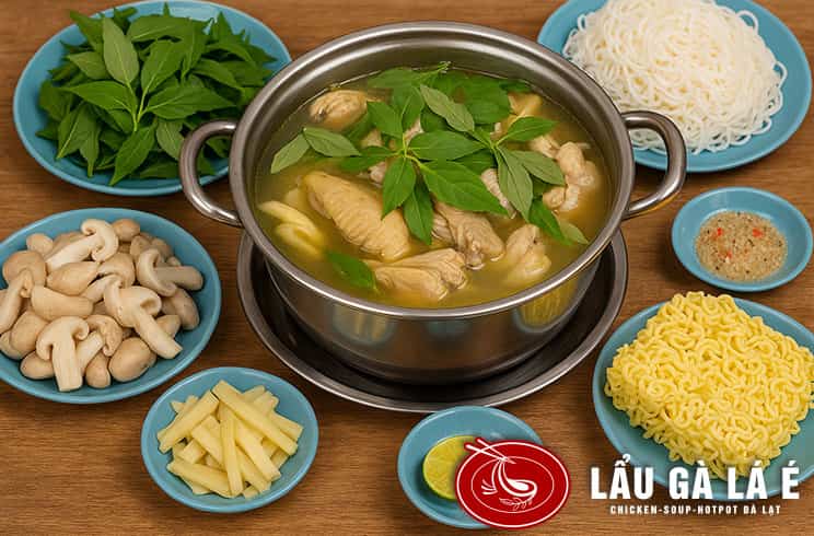 Lẩu Gà Lá É Tao Ngộ – Linh hồn Đà Lạt giữa lòng Tân Phú